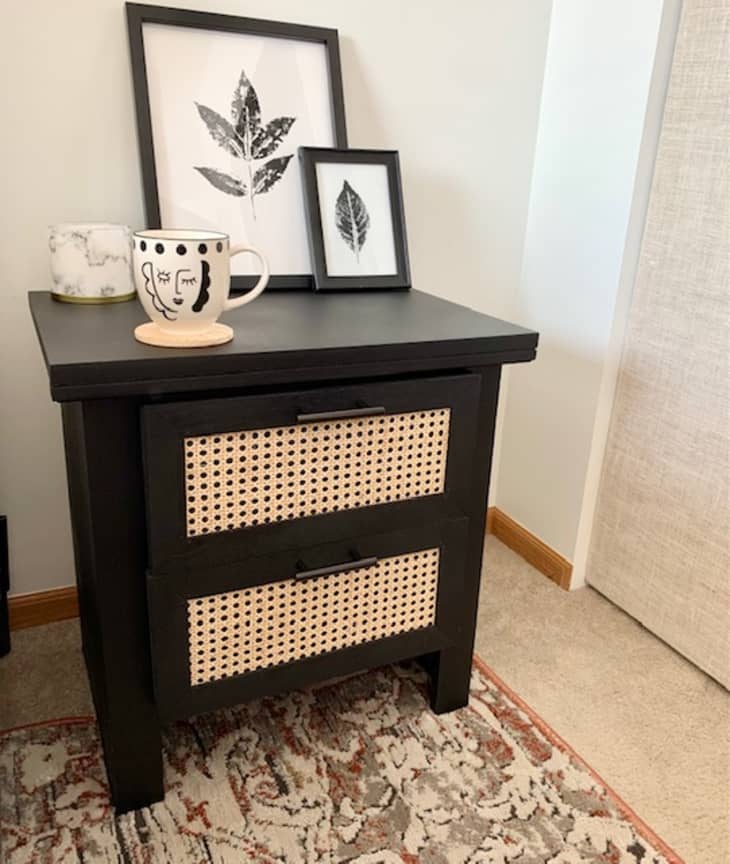 Diy deals cane nightstand